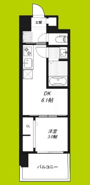 Dimora難波 間取り図