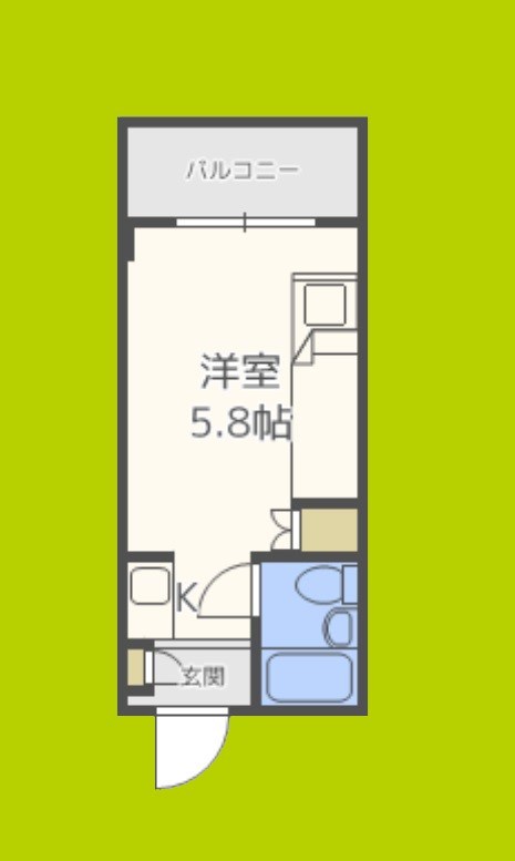 RUGGER　PALACE寺田町 間取り
