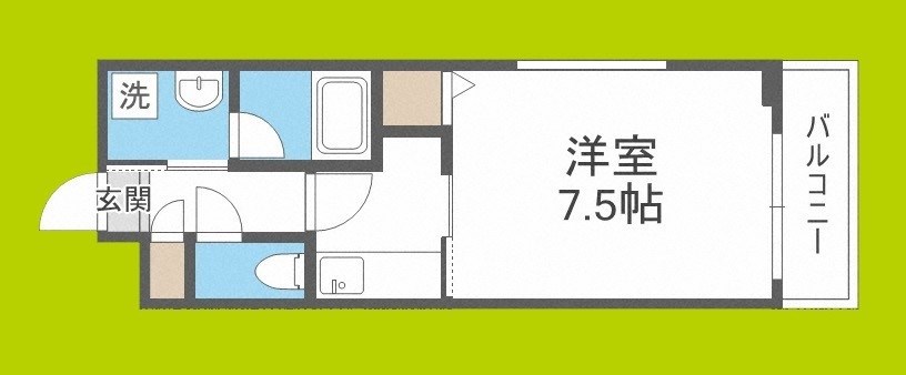 グランシス難波西 間取り