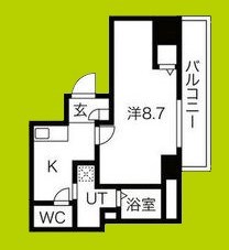 エヌエムキャトフヴァン 間取り図