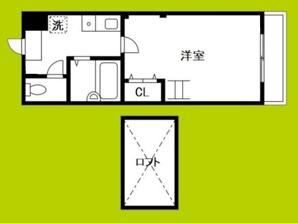 レスポワル新町 間取り