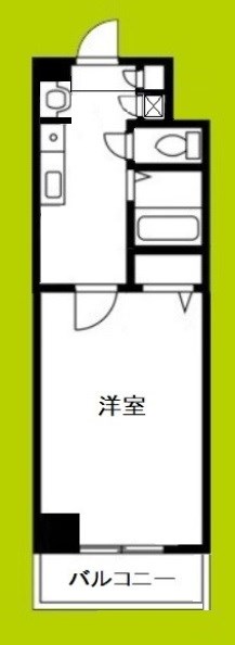 フォレスト西道頓堀 間取り