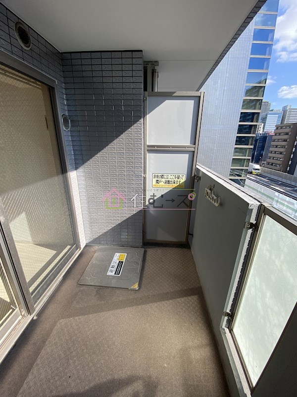 フォレスト西道頓堀 ベランダ