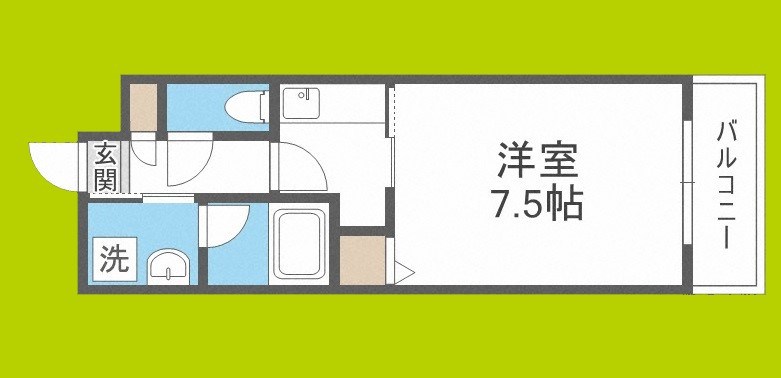 グランシス難波西 間取り