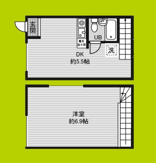毛馬１丁目貸家 間取り