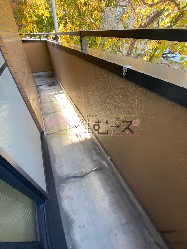 ドミール堺筋本町 ベランダ