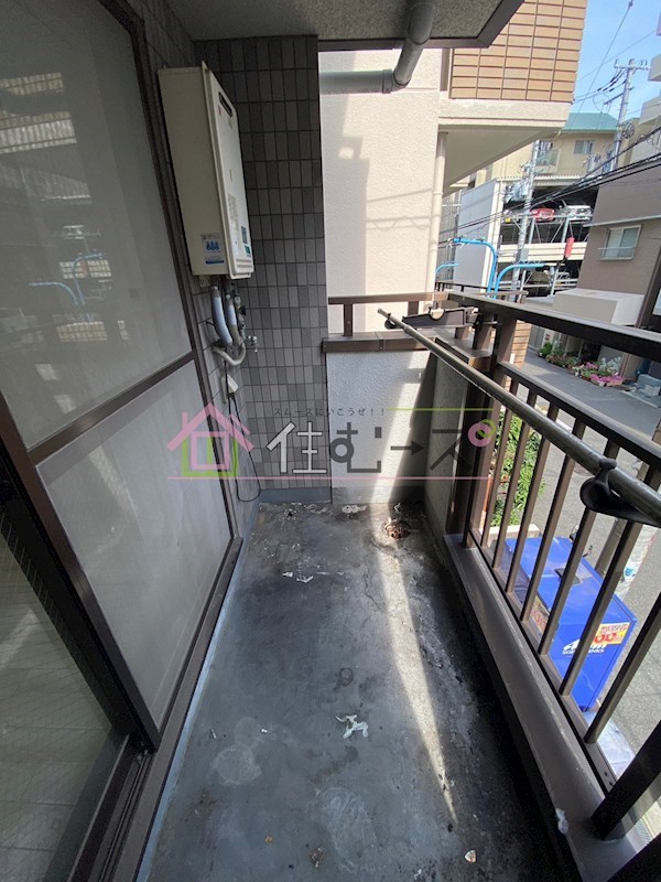 中市マンション ベランダ