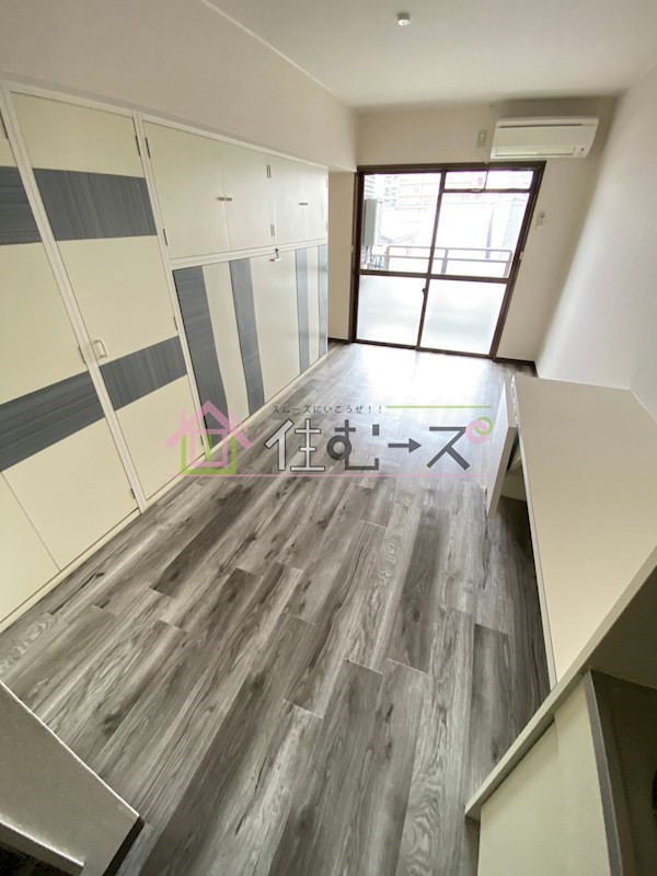 大国町池田マンション ベッドルーム