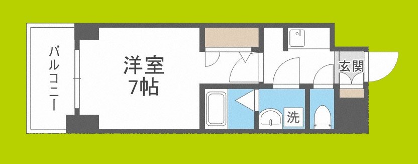 S-RESIDENCE大阪九条North 間取り