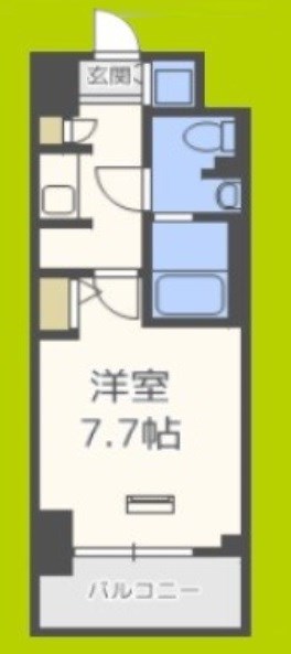S-RESIDENCE難波EAST 間取り