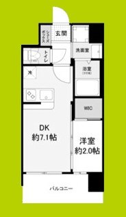 セレニテ難波ミラク壱番館 間取り