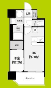 セレニテ難波ミラク壱番館 間取り