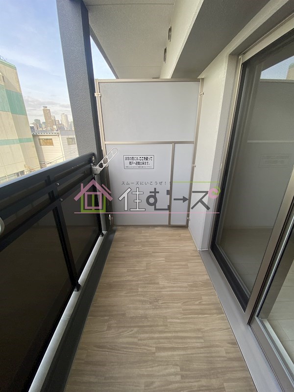 エスリード中之島ザ・コア ベランダ