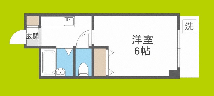 天満グリーン土井マンション 間取り