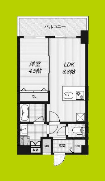 ベイサイドパークOSAKAノースレジデンシス 間取り図