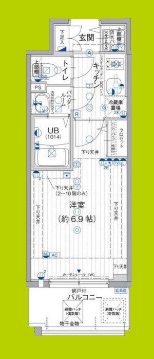 エスリード難波ザ・ブライト 間取り
