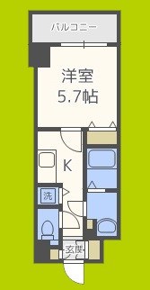ルクレ難波 間取り