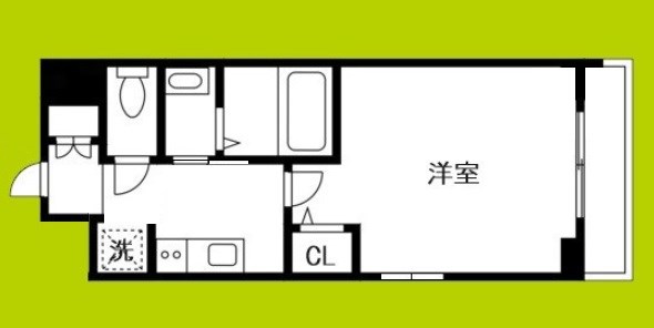 クリスタルグランツ難波WEST 間取り