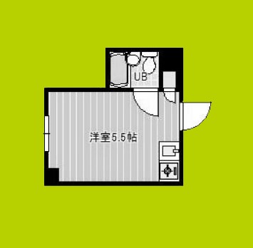 堀江グリーンハイツ 間取り図