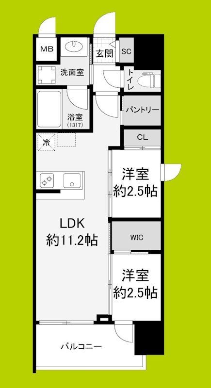 セレニテフラン梅田 間取り