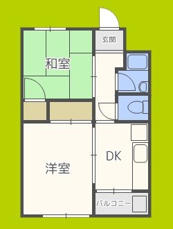 茜マンション 間取り図