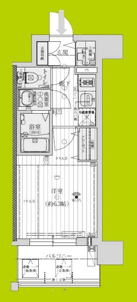 ファーストフィオーレ三国 間取り