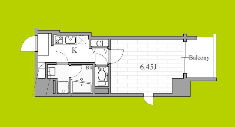 Luce Kujonishi 間取り