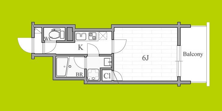 Luce Kujonishi 間取り