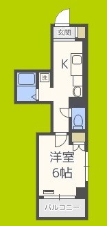 みおつくし東なんば 間取り