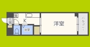 コーポカースル 間取り
