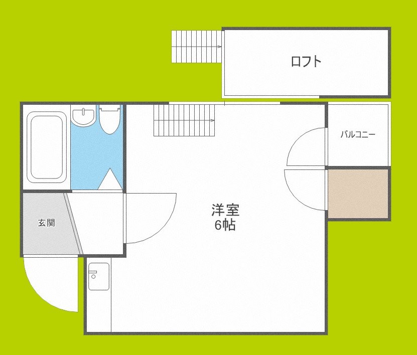 川辺ビル288  間取り