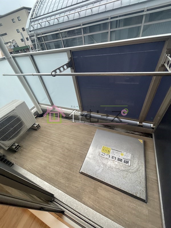 プレサンス松屋町グレース ベランダ