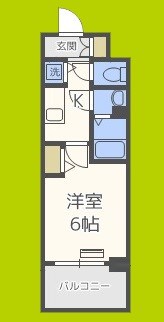 レオンコンフォート阿波座西 間取り