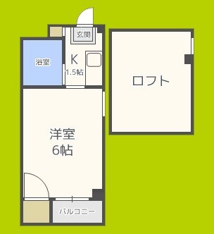 ハイツ加賀屋 間取り