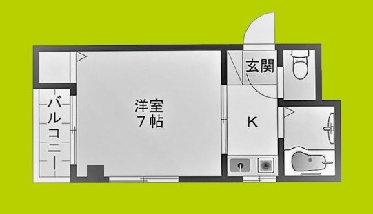 ロイヤルハイツまつい3 間取り図