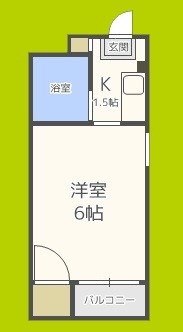 ハイツ加賀屋 間取り
