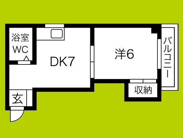 アパートメント東住吉Ⅳ 間取り