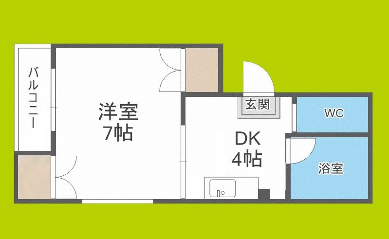 ウィステリア北島１号館 間取り