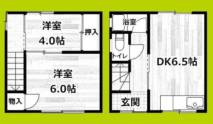安立文化住宅 間取り