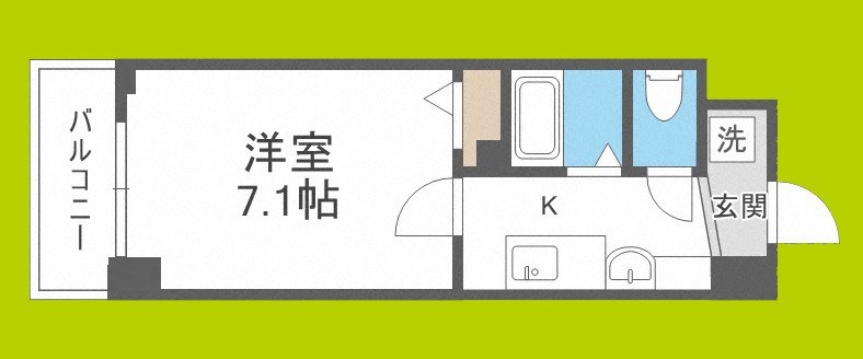 エスリードコート難波ウエスト 間取り