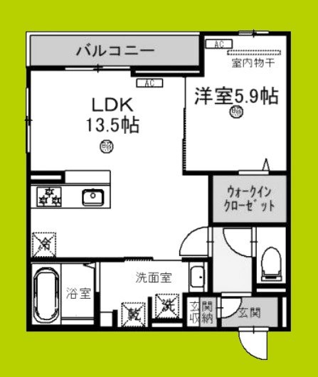 プラザ　シャルム 間取り図