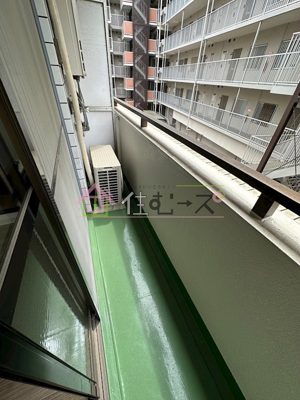 アワザビル ベランダ