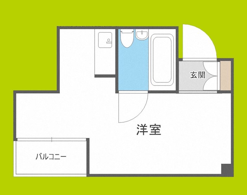 ハイツ南の風 間取り
