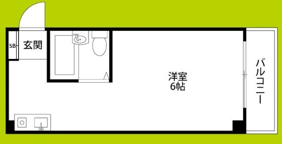 ハイツ南の風 間取り