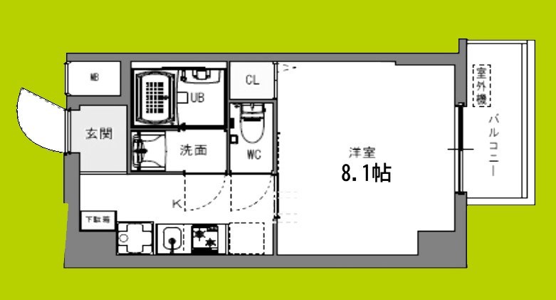 グリュックメゾン S-SHINFUKAE XIII 間取り