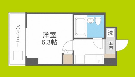 フォーリアライズ難波南ファーロ 間取り