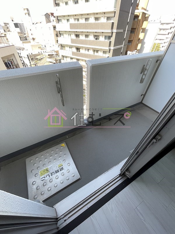 フォーリアライズ難波南ファーロ ベランダ