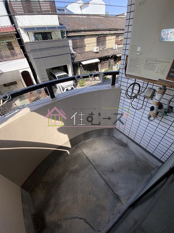 ハイツ加賀屋 ベランダ