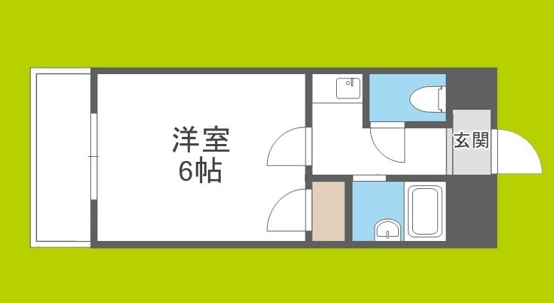 コレクション西田辺 間取り
