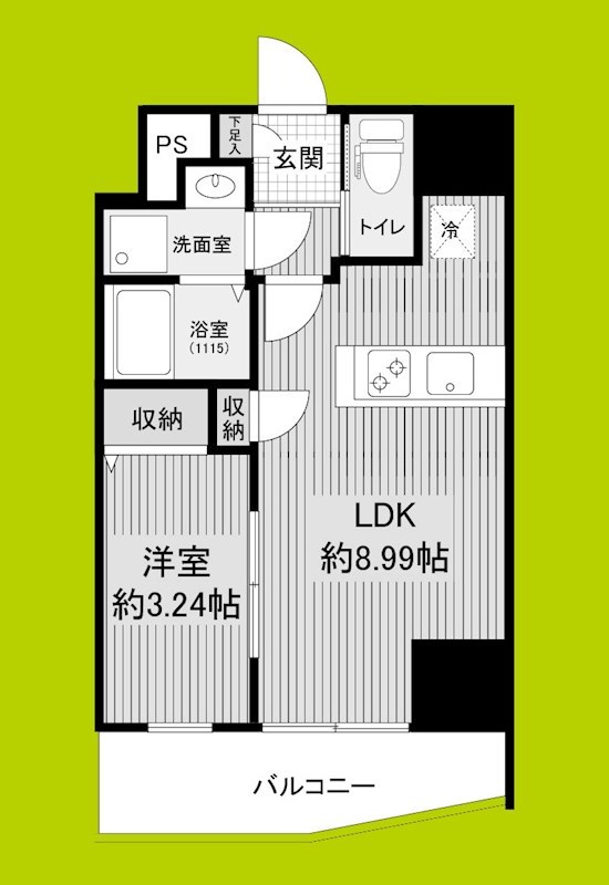 ArtizA西長堀 間取り